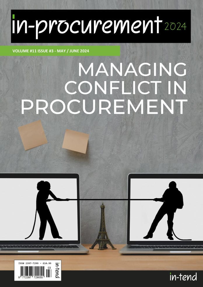 Front cover of our In-procurement magazine